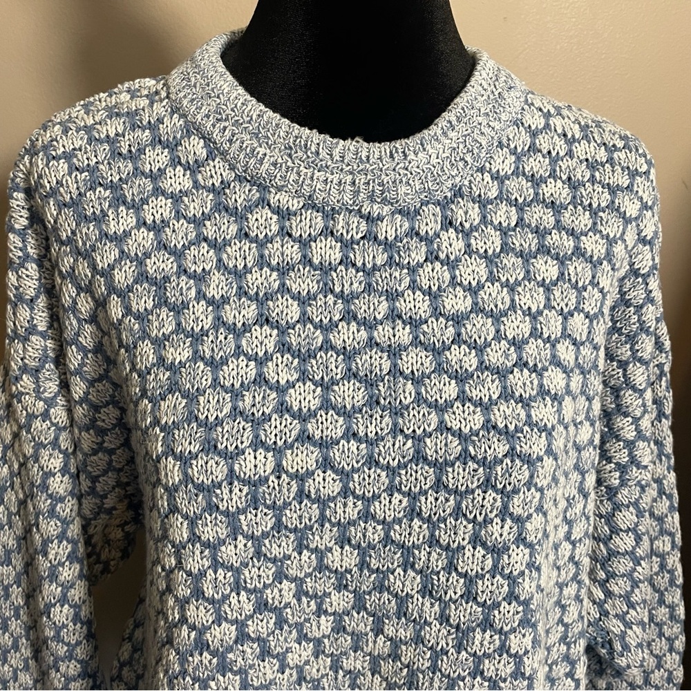Cape Isle Knitters Vintage Chunky Knit Sweater Textured